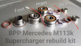 Mercedes M113k "55 K" Supercharger Front Snout Support Bearing Kit
